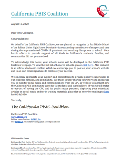 California PBIS Coalition 